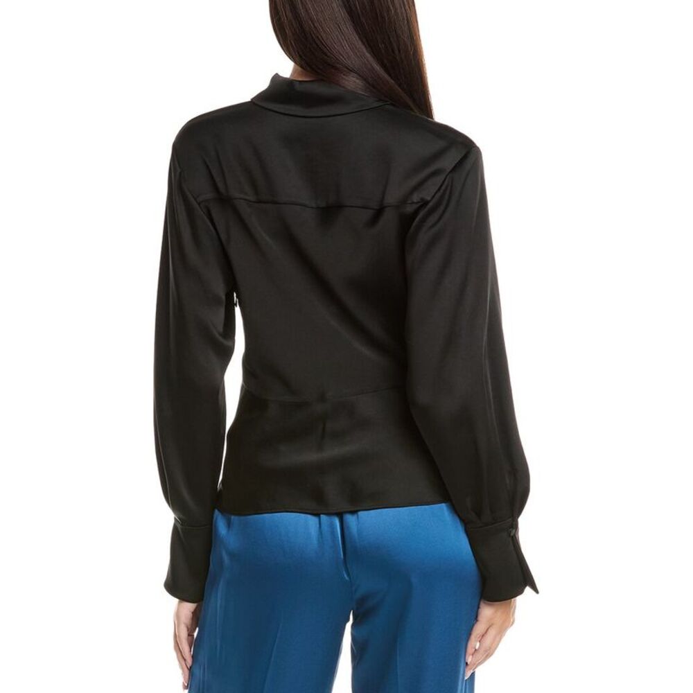 Simkhai Womens Valya Shirt, Black - Picture 2 of 3